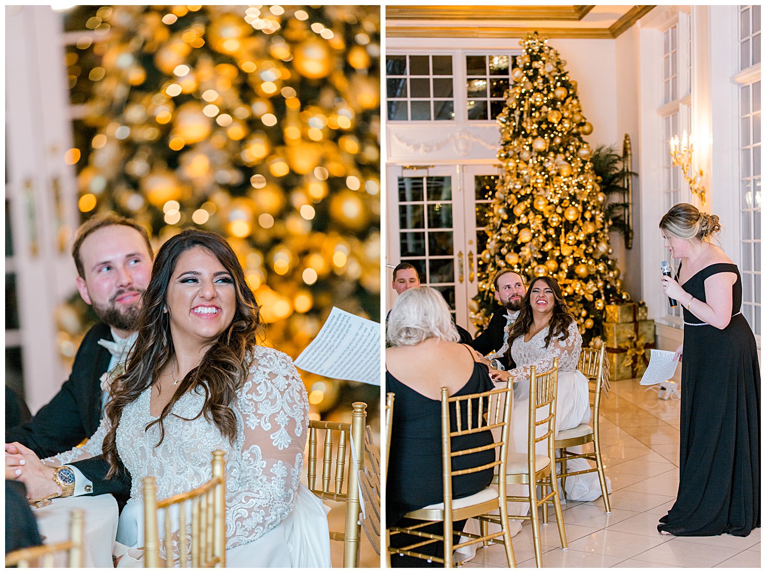 maid of honor giving toast
